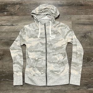 Nike Camo Zip Up